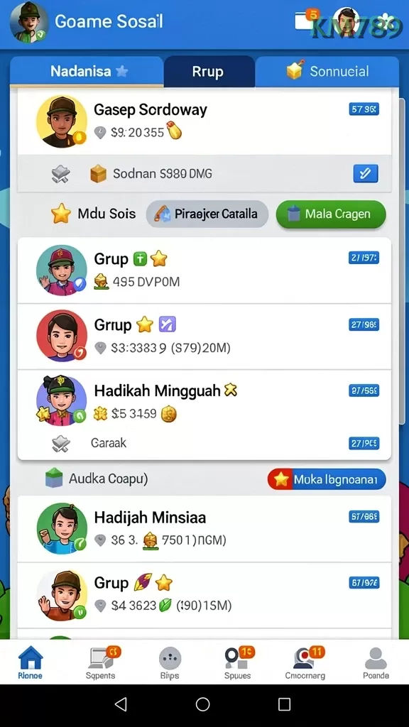 Cuplikan layar LONDONTOTO — menu navigasi