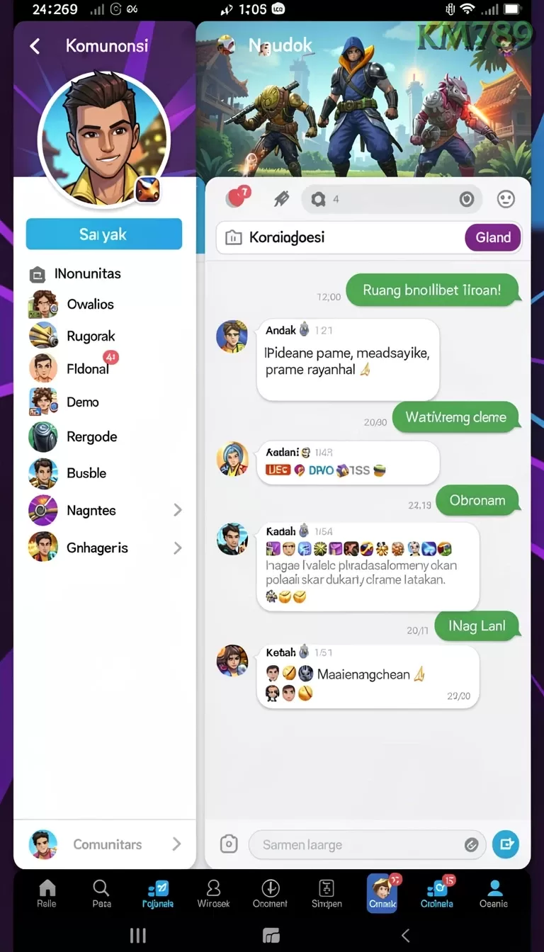 Cuplikan layar POS4D — menu navigasi